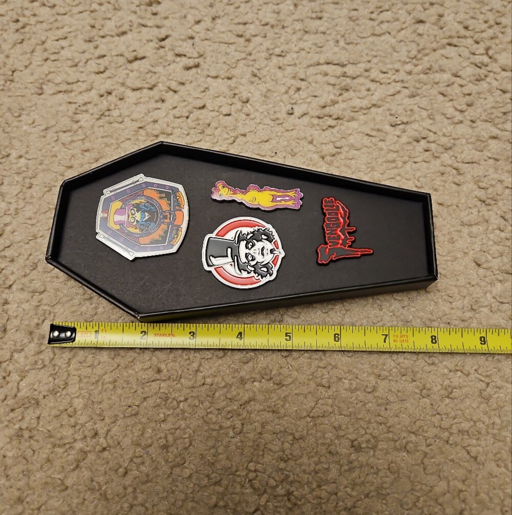 Svengoolie Limited Edition 4-Piece Enamel Pin Set - Picture 4 of 5